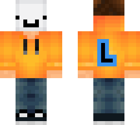 orange dream with l on back