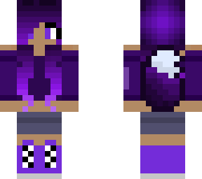 purple hair girl