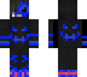red - blue pumpkin halloween boy