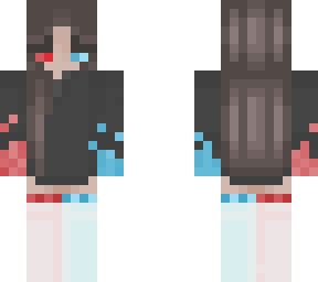 red and blue egirl