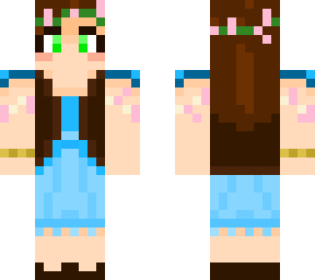 remade the flower girl from skin pack 5