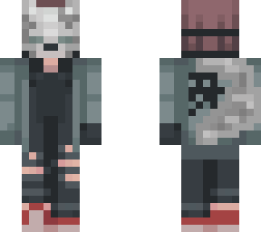 snow leopard mask + tail