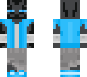 wow blue enderman!