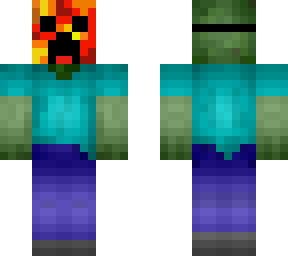 zombie with preston mask