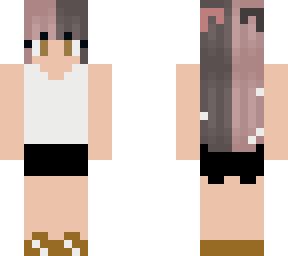 2 colored hair girl in band outfit