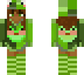 black girl frog