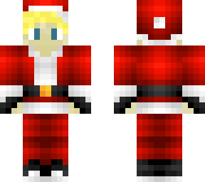 blond santa boy