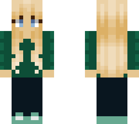 blonde hair girl w/ headset