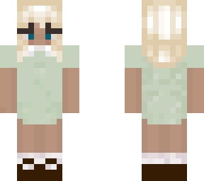 blonde sage dress girl