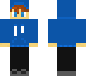 blue man