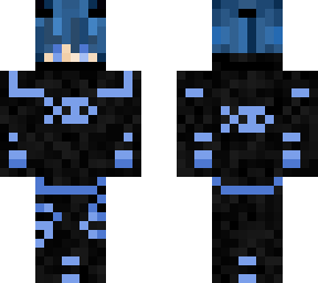 blue sweaty black