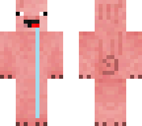 drooling pig