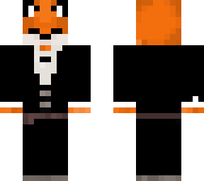 fox in a tux
