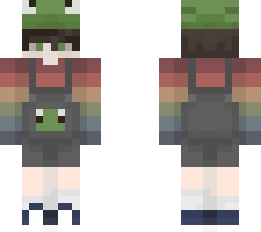 froggy man with froggy overalls