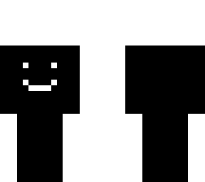 full black happy face (short)