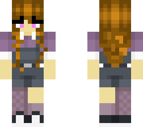 full purple overalls