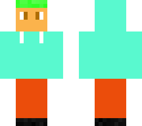green hair dude with blue hoodie
