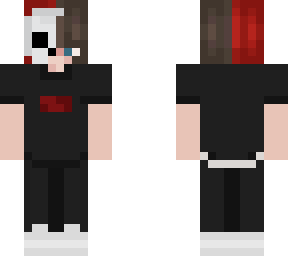 Half Skeleton Mask Minecraft Skins
