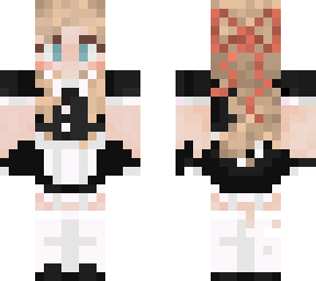 maid blonde cute