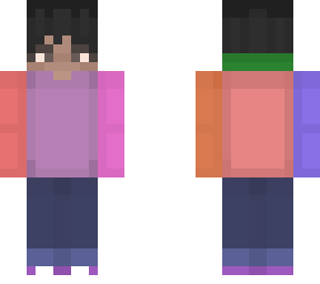 me wit da multicolored hoodie