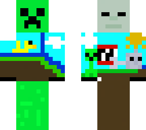 minecraft world with everything