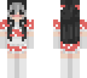 mushroom maid outfit remake!!!! (i didn't create this skin this is just a remake