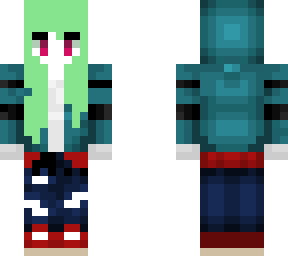 my oc in deku's hoodie (remake)
