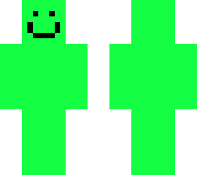 my skin green