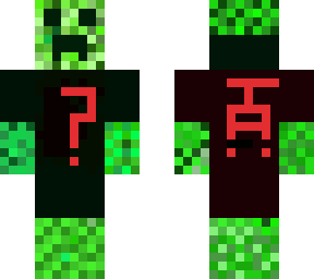 mystery creeper warrior in a sweatshirt