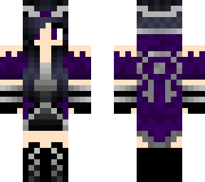 purple mage girl