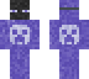 purple man with enderman mask edited