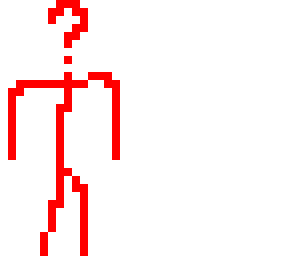 question mark stickman