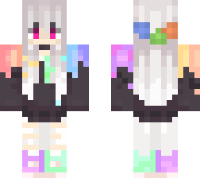 rainbow flower girl