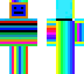 rainbow skin