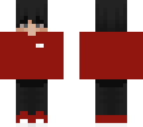 Red hoodie boy | Minecraft Skin