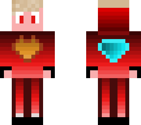 red hoody with dimond