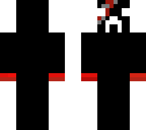 scared black creeper skin