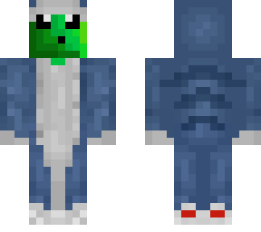 slime in shark onesie
