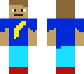 so this is my new skin (shirts are green and blue, fixed head)