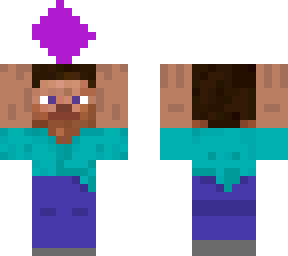 steve holding a white hole