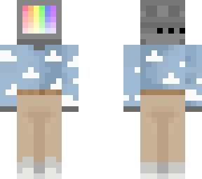 tvhead with cloud hoodie + read description
