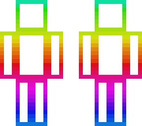 white rainbow outline (base)