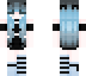 | blue ombre girl |