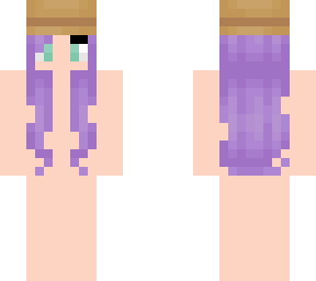 ~ purple hair with hat base ~