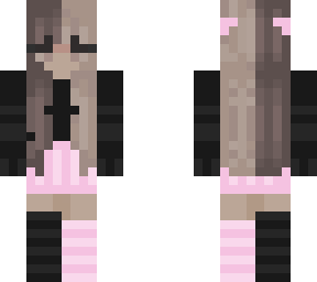 black and pink girl (secret face)