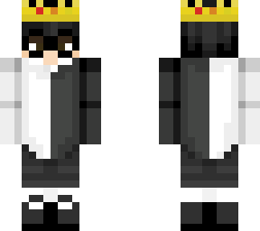 black and white sweater (short hair)