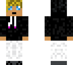 blonde black jumper