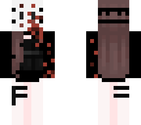 bloodied masked girl (for my friend) (not my base)