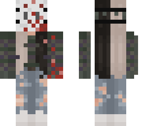 bloodied masked girl (for my friend) (not my base)