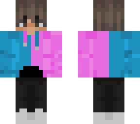 blue and pink sweater boy